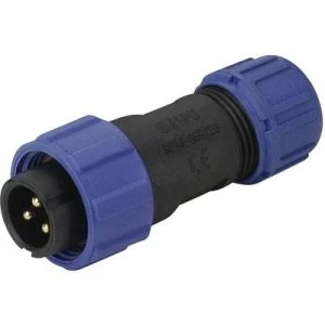 Image of Weipu SP1310 P 2 I Bullet connector Plug straight Series connectors SP13 Total number of pins 2