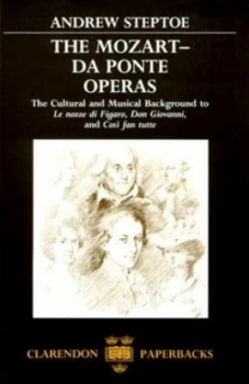 Image of The Mozart-Da Ponte Operas by Andrew Steptoe Paperback