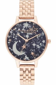Image of Ramadan Navy & RG Bracelet Watch OB16GD36