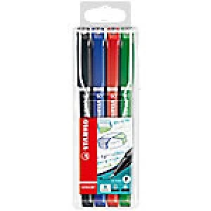 Image of Stabilo Sensor Fineliner Fine 0.3mm Assorted Pack of 4