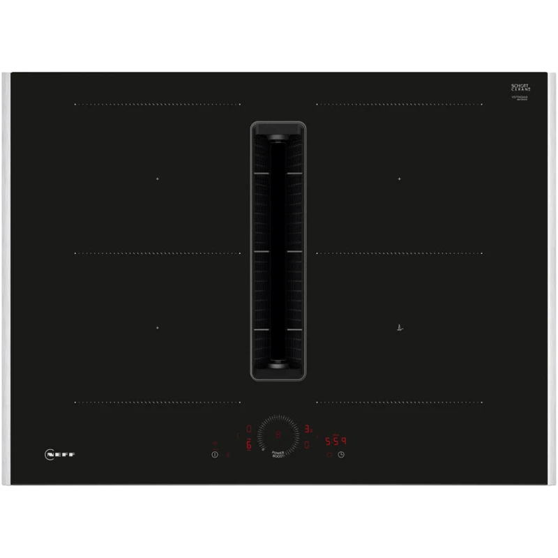Image of Neff V57THQ4L0 70cm Induction Hob with Integrated Ventilation System