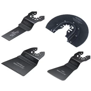 Image of Faithfull Multi-Function Tool Flooring Blade Set 4 Piece
