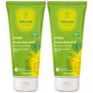Image of Weleda Body Care Citrus Creamy Body Wash 200ml x 2