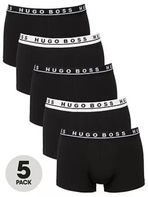 Image of Hugo Boss 5 Pack Trunks Black Size 2XL Men