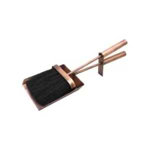 Image of Fireside Brush and Shovel Set Copper
