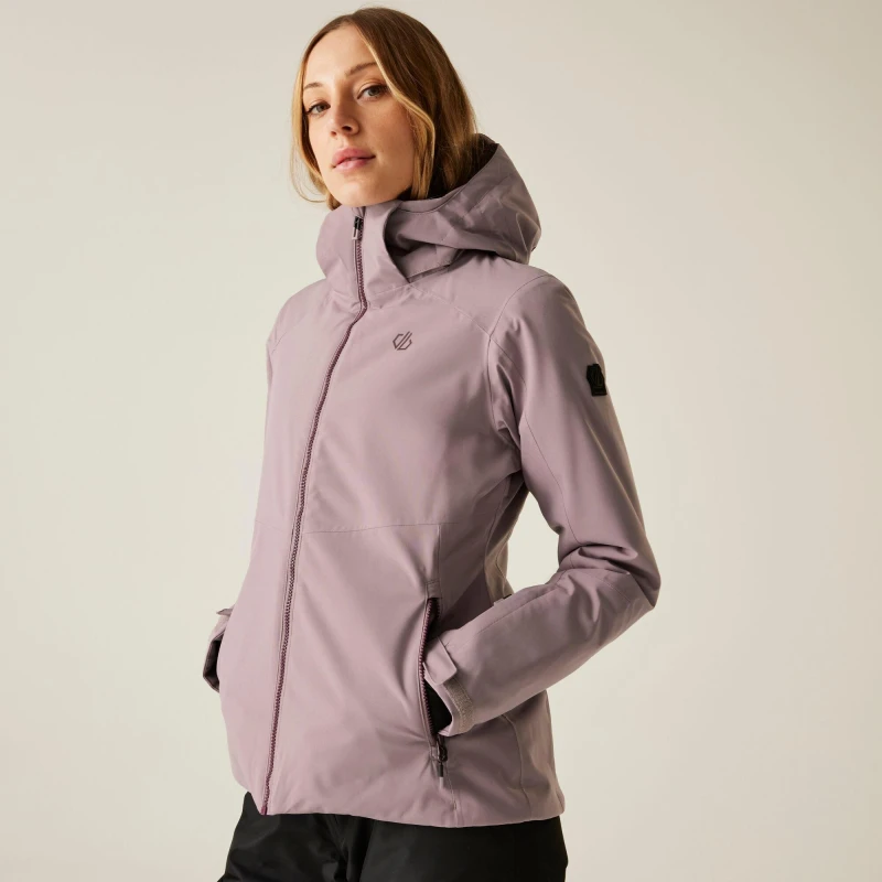 Image of Dare 2b Womens Flurry II ARED 30/30 Stretch Insulated Waterproof Jacket Heather female 8