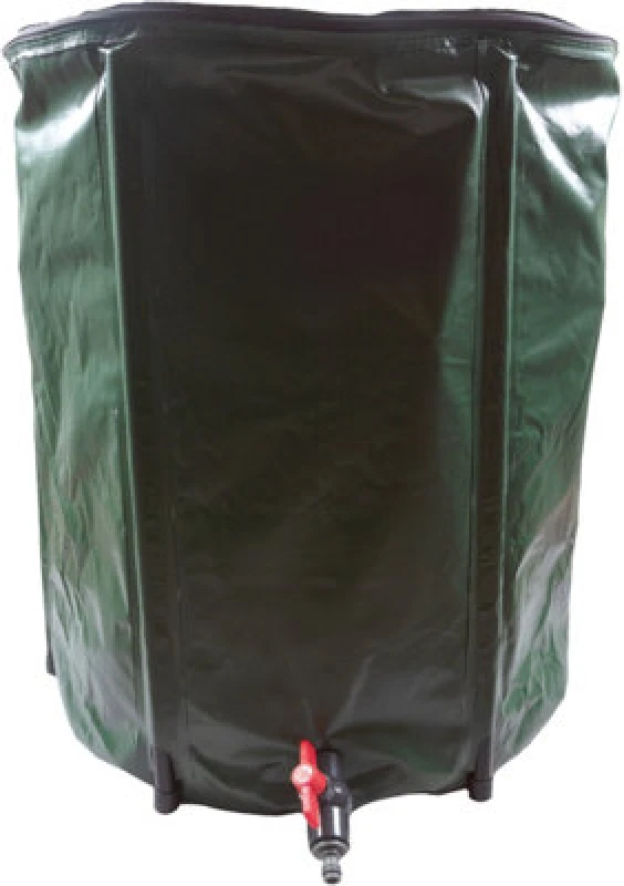 Image of Netagon Home Garden Collapsible Easy Fold Rain Barrell Water But With 50 Gallon Capacity