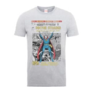 Image of Marvel Doctor Strange Premire Comic Cover Mens Grey T-Shirt - M