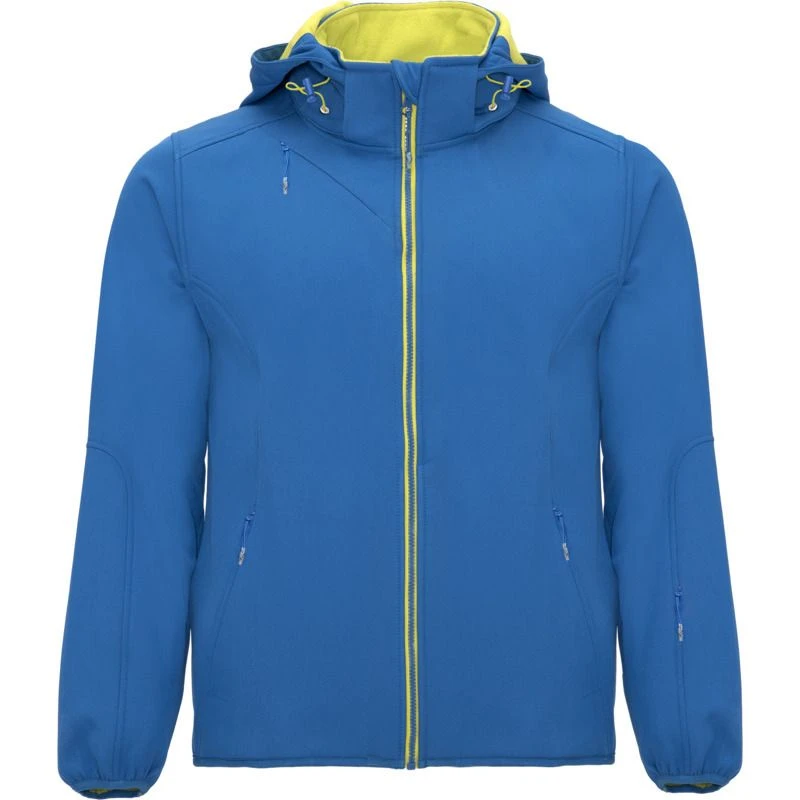Image of ROLY ROLY Men Siberia Soft Shell Jacket in Blue Size: X-Small Blue XS Male 5063470467112