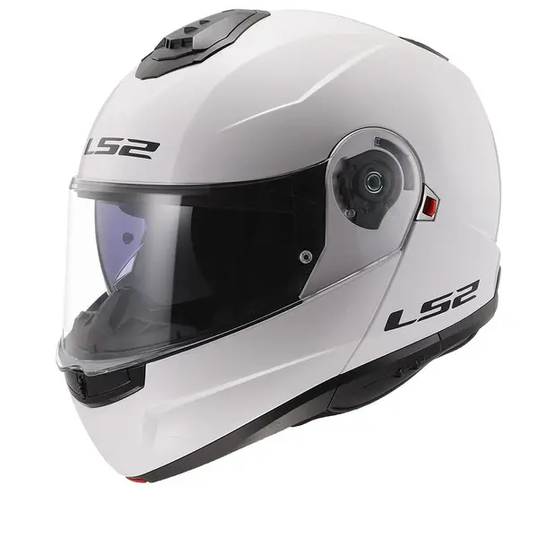 Image of LS2 FF908 Strobe II Gloss White 06 Modular Helmet Size L