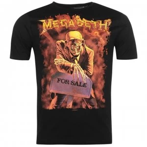 Image of Official Megadeth Band T Shirt - For Sale