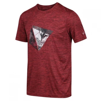 Image of Regatta Red 'Fingal V' Active Printed T-Shirt - S
