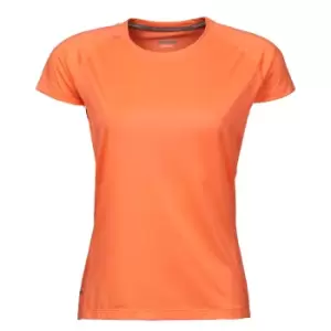 Image of Tee Jays Womens/Ladies Cool Dry Short Sleeve T-Shirt (XS) (Sun Orange)