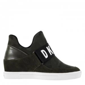 Image of DKNY Cosmos Hi Top Trainers - CAMO BLK C8J