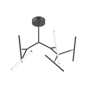 Image of Larissa Lighting - Larissa Kato Ceiling Light 49W 3000K Aluminum, Silicon Sandy Black-Gold