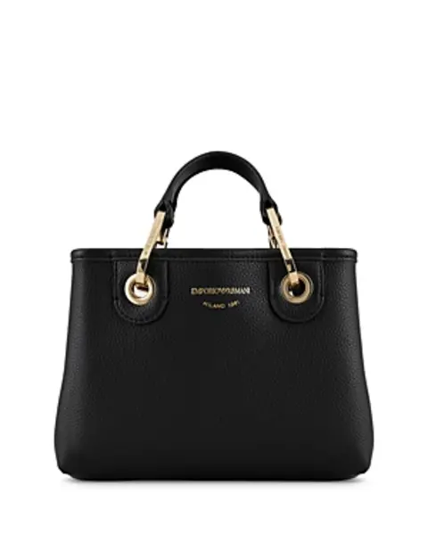 Image of Emporio Armani MyEA Mini Black Shopper Tote Bag