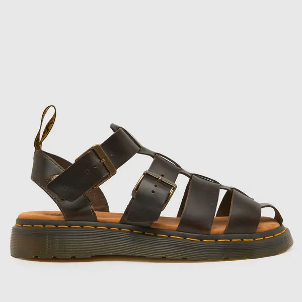 Image of Dr Martens garin sandals in dark brown
