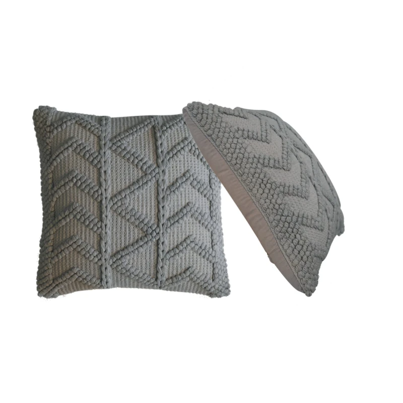 Image of Artisan Furniture Artisan Furniture Alda Cushion Set of 2 ? Grey