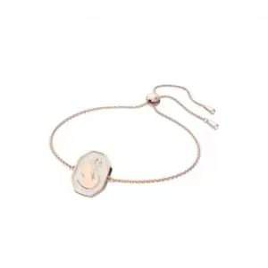 Image of Signum Crystal Rose Gold-tone Plated Bracelet 5621107