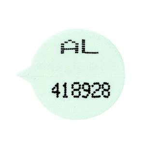 Image of Numbered Round Security Seals White Pack of 500 S3W