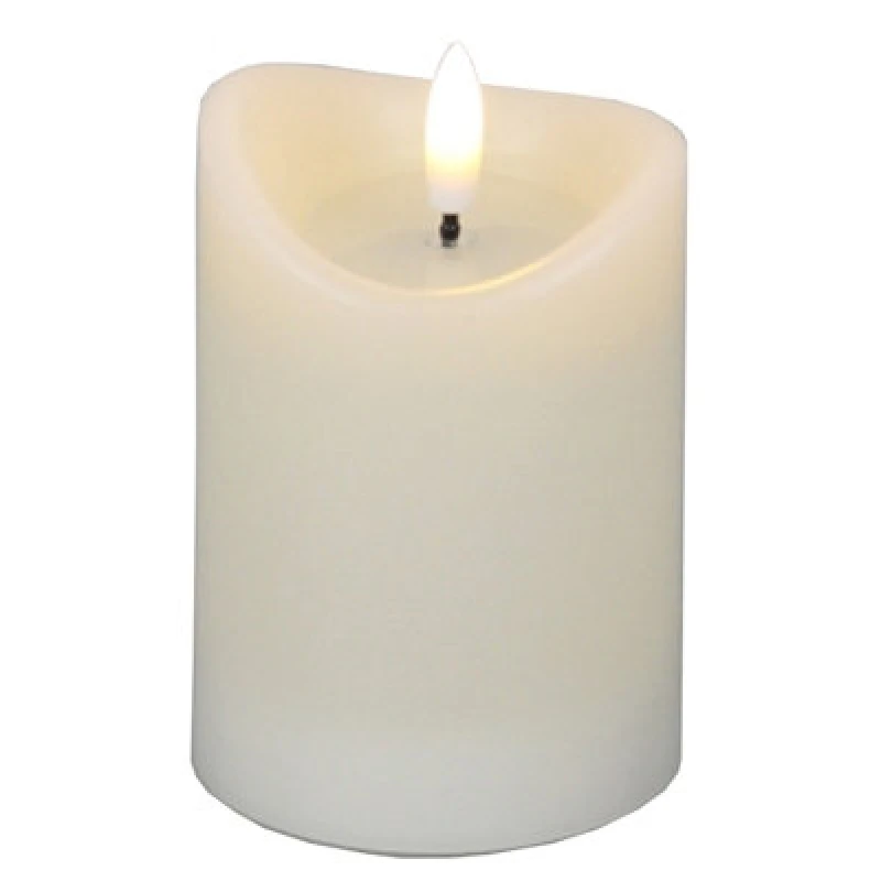 Image of Luxe Collection Natural Glow 2.75X4 Cream Melted LED Candle