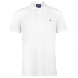 Image of Gant Gant Original Pique Short Sleeve Polo - White 110