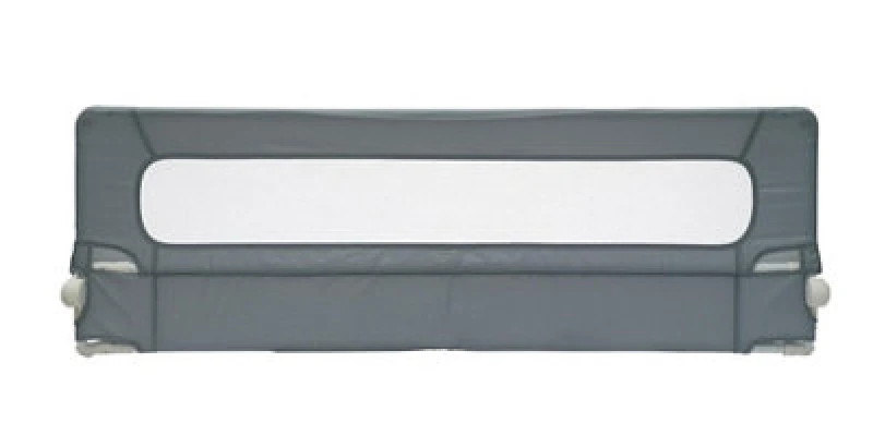 Image of Safetots Extra Wide Bed Rail, Grey 140Cm Wide X 50Cm Tall, Toddler Bed Guard For Safety