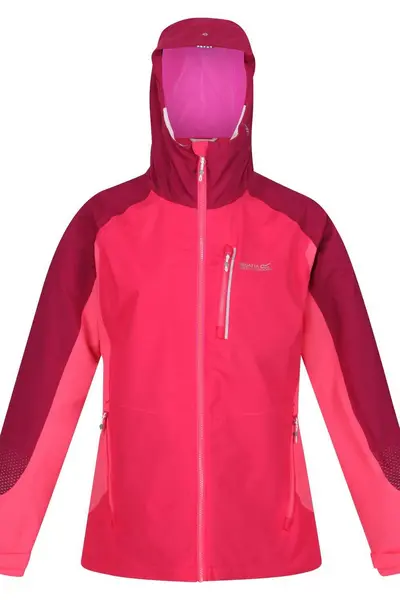 Image of Regatta 'Highton Pro' Isotex 15000 Waterproof Hiking Jacket Raspberry