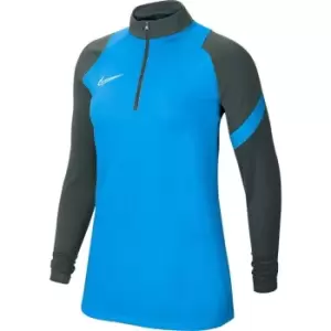 Image of Nike Academy Drill Top Womens - Blue