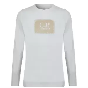 Image of CP Company 30/1 Long Sleeve T Shirt - White