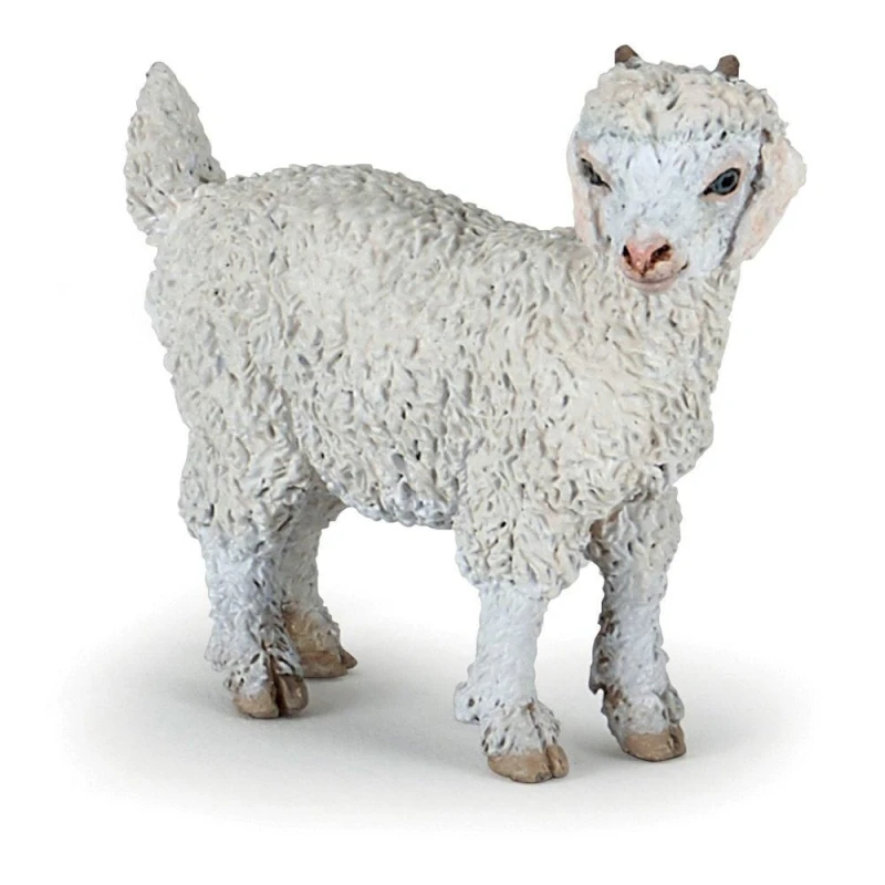 Image of Difuzed Farmyard Friends Young Angora Goat Toy Figure, 3 Years or Above, White (51171) Multi unisex