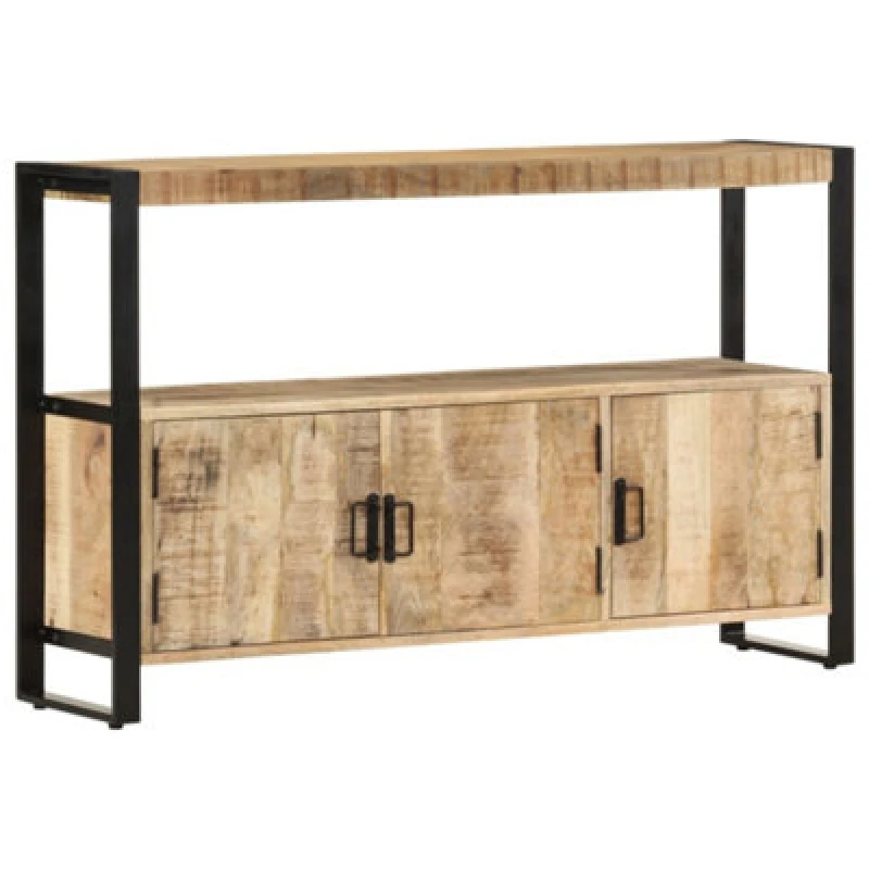 Image of Vidaxl Side Cabinet 120X30X75cm Solid Mango Wood