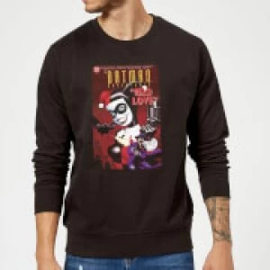 Image of DC Comics Batman Harley Mad Love Sweatshirt - Black - S
