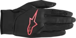 Image of Alpinestars Cascade Gore-Tex Infinium Bicycle Gloves, black-red, Size L, black-red, Size L