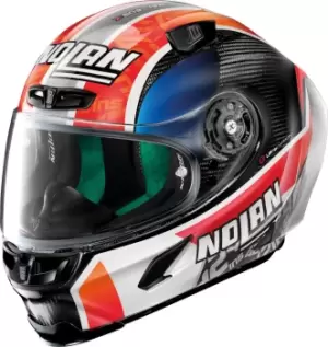 Image of X-Lite X-803 RS Ultra Carbon Replica A.Rins Helmet, white-red-blue Size M white-red-blue, Size M