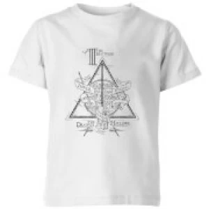 Image of Harry Potter Three Dragons White Kids T-Shirt - White - 3-4 Years