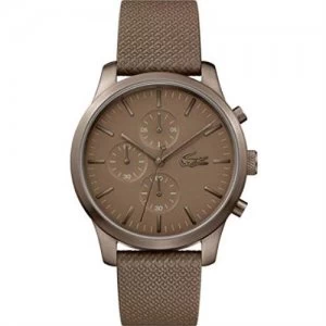 Image of Lacoste Mens SS IP Brown Watch - 2010949