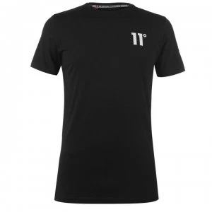Image of 11 Degrees Triad T Shirt - Black/White