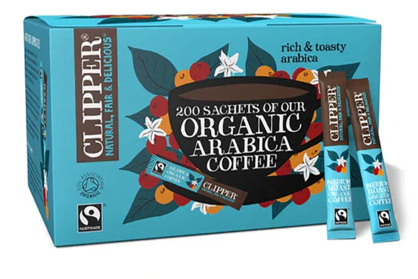 Image of Clipper Organic Arabica Coffee 200 Sachets