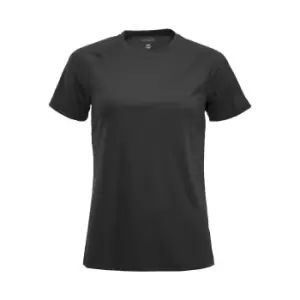 Image of Clique Womens/Ladies Premium Active T-Shirt (M) (Black)