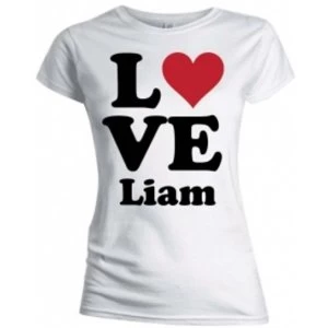 Image of One Direction Love Liam Skinny White TS: Medium