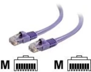Image of C2G, Cat5e 350MHz Snagless Patch Cable Purple, 10m