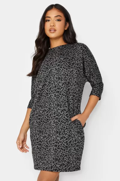 Image of Petite Print Tunic Dress