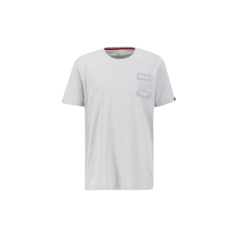 Image of alpha industries T-Shirt Alpha Industries Patch LF Gris Male M