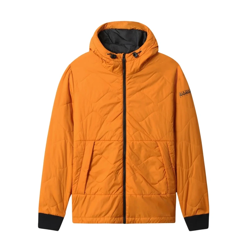 Image of Jacket Napapijri a-circular puffer 1 Marron Male L