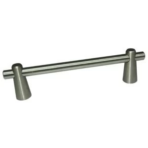 Image of BQ Satin Nickel Effect Bar Furniture Pull Handle Pack of 1