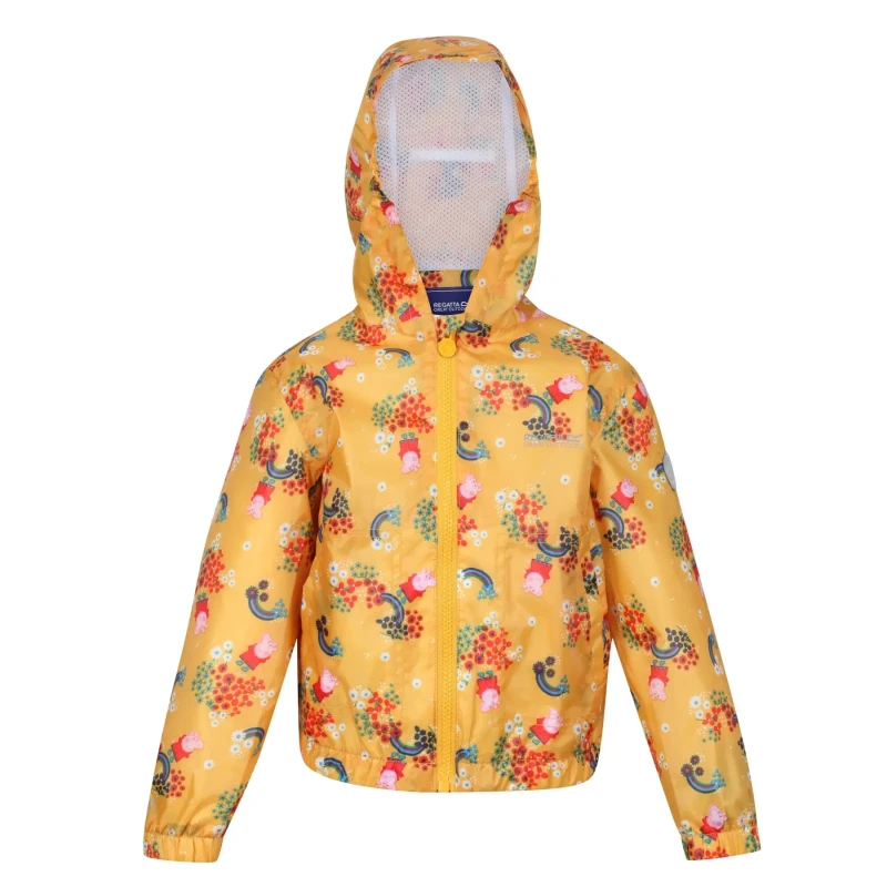 Image of Regatta Peppa Pig Muddy Puddle Waterproof Jacket - Multi Multi C48-C60