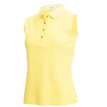 Image of Calvin Klein Golf Cotton Polo Shirt - Limelight