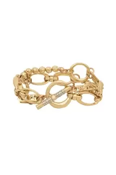 Image of Gold Chunky Chain Layer Bracelet