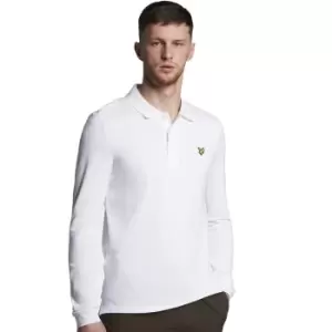 Image of Lyle & Scott Mens Long Sleeve Collared Polo Shirt M - Chest 38-40' (96-101cm)